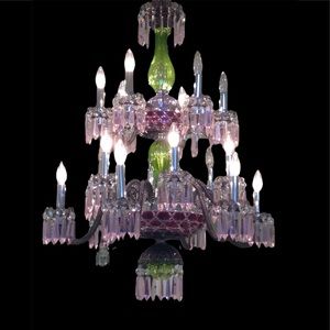Saint Louis Crystal chandelier. 2 tiers.